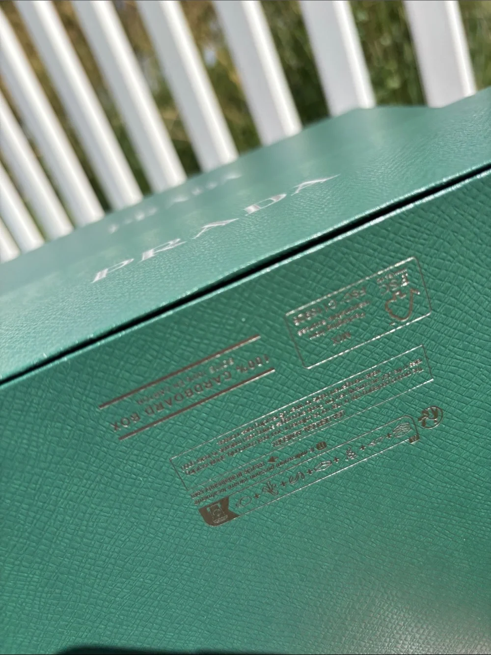 Prada Boxes New Empty 9” x 7” x 4”